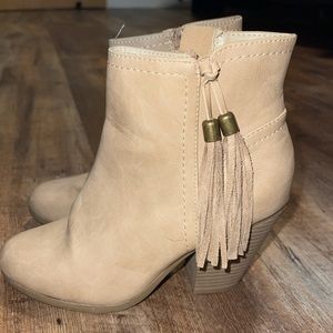 Beige Booties